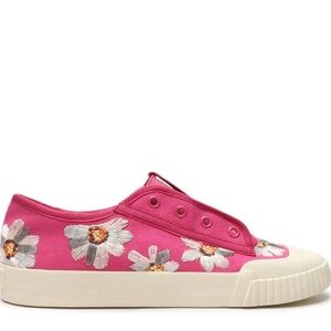 Schutz Smash Pink Floral Daisy Slip-On Sneakers EU 39 / BR 37 – Rose Garden Core